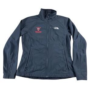 The North Face Stretch Softshell Jacket Women's M Full Zip Black Harvard Medical